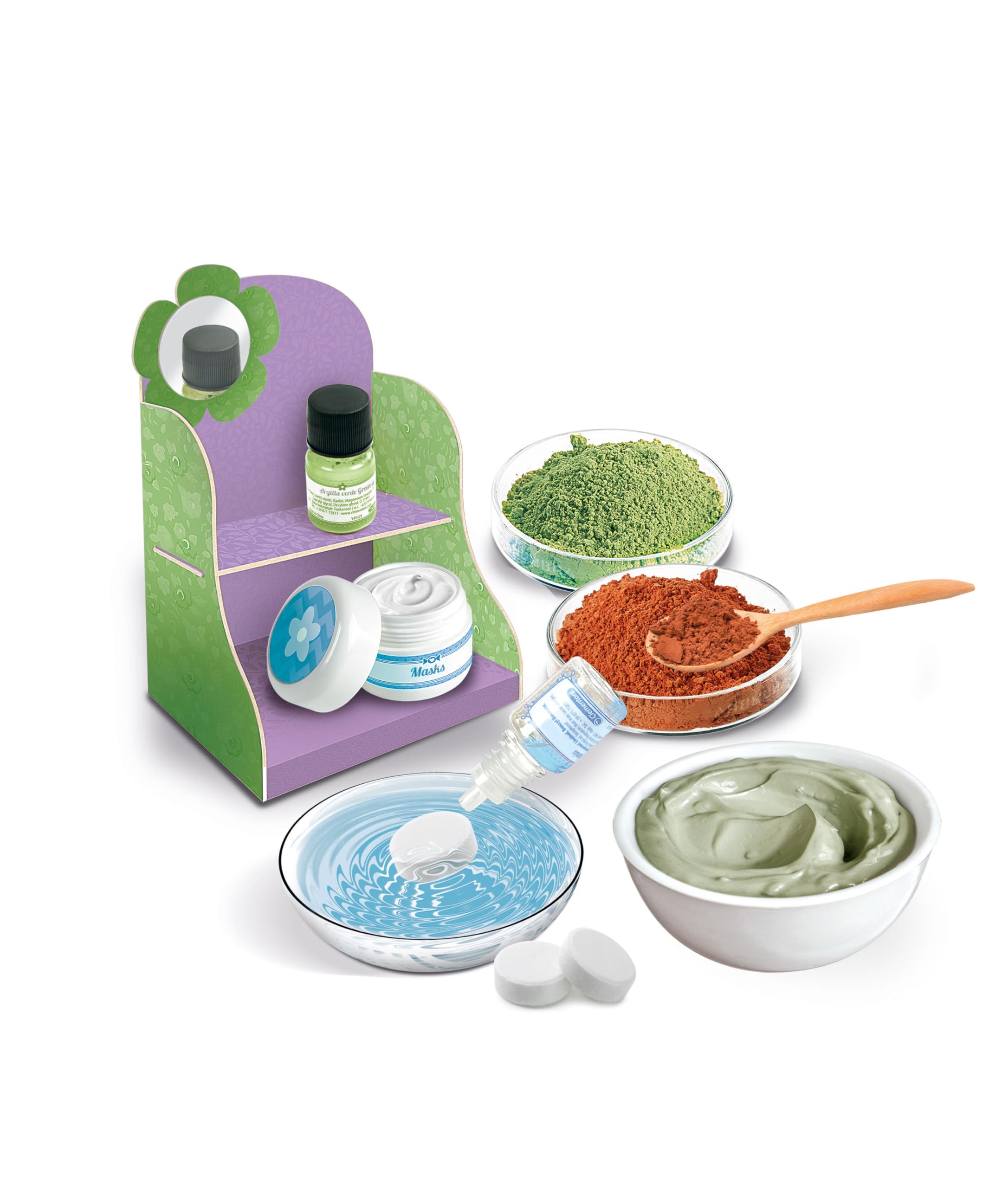 Clementoni Idea Mask Science Kit - Natural Beauty Masks | Ages 8+