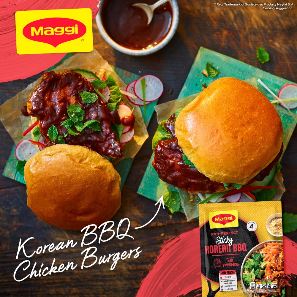 Maggi Pan Perfect Sticky Korean Herbs and Spices Recipe Mix 39g