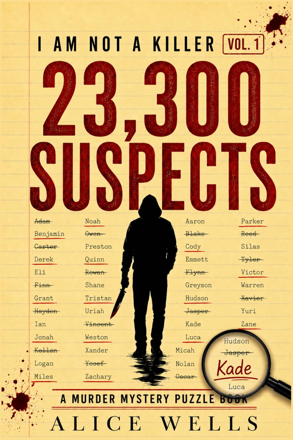I am not a Killer - 23,300 Suspects: A Murder Mystery Puzzle Book | Paperback
