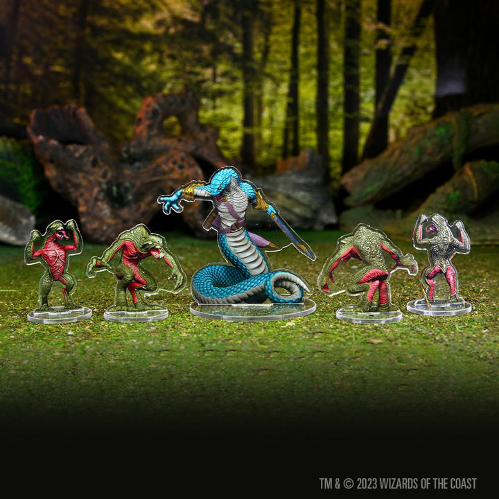 WizKids D&D Idols of the Realms: Snake Den - Scales & Tails 2D Miniatures