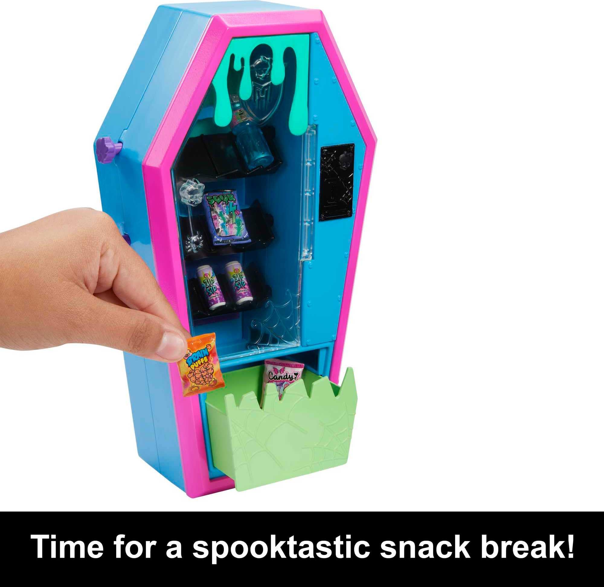 Monster High Student Lounge Playset with Doll House Furniture and Themed Accessories 3