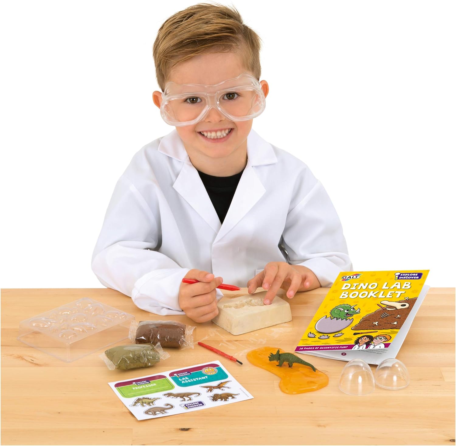 Galt Dino Lab - STEM Science Kit for Kids Ages 5+ 2