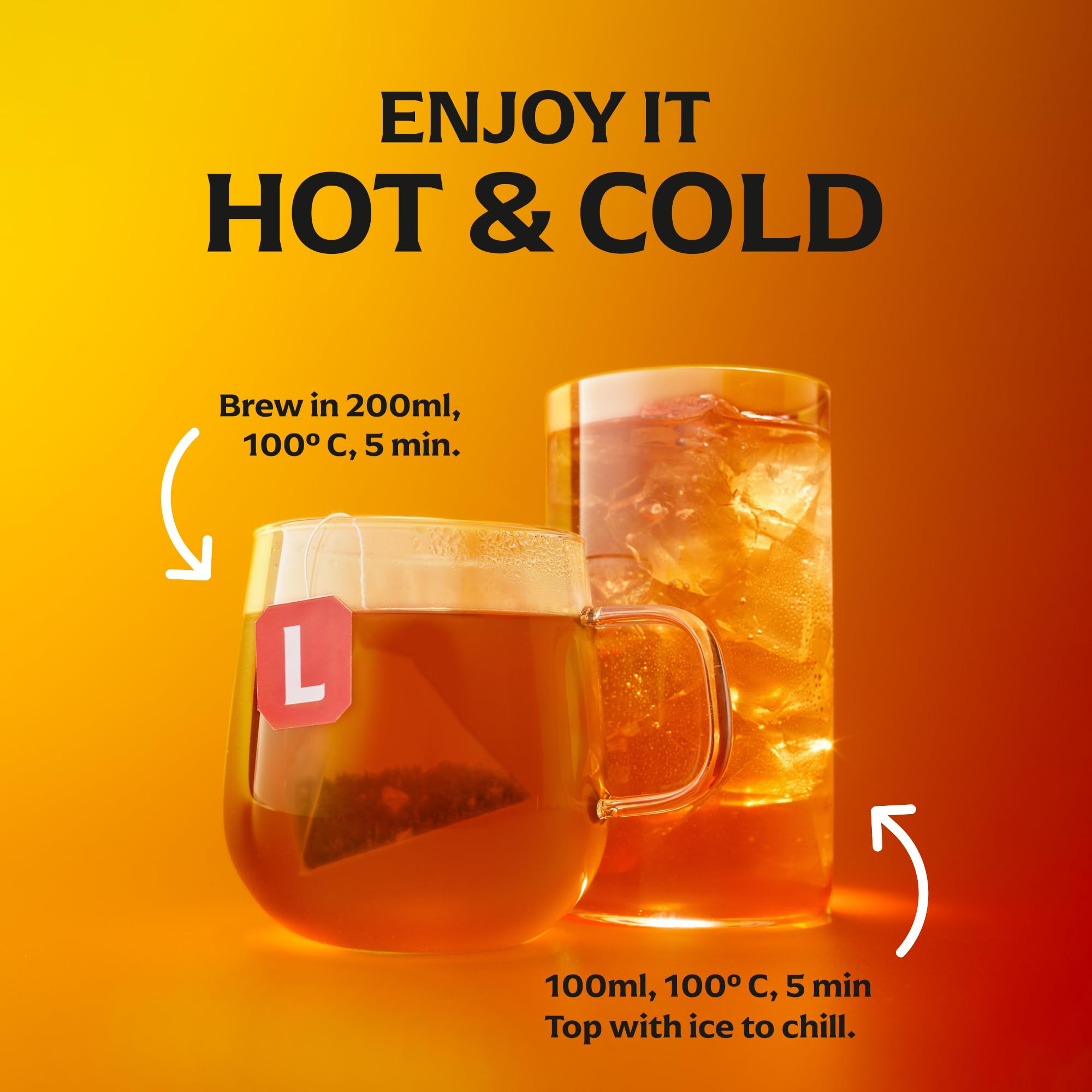 Lipton - Peach Paradise Fruit Infusion Herbal Tea Bags 13