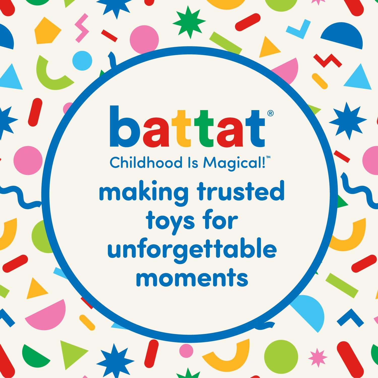 Battat Sensory Pretend Phone & Keychain Toy - Light-Up Electronic Playset for Toddlers 18 Months+ 6