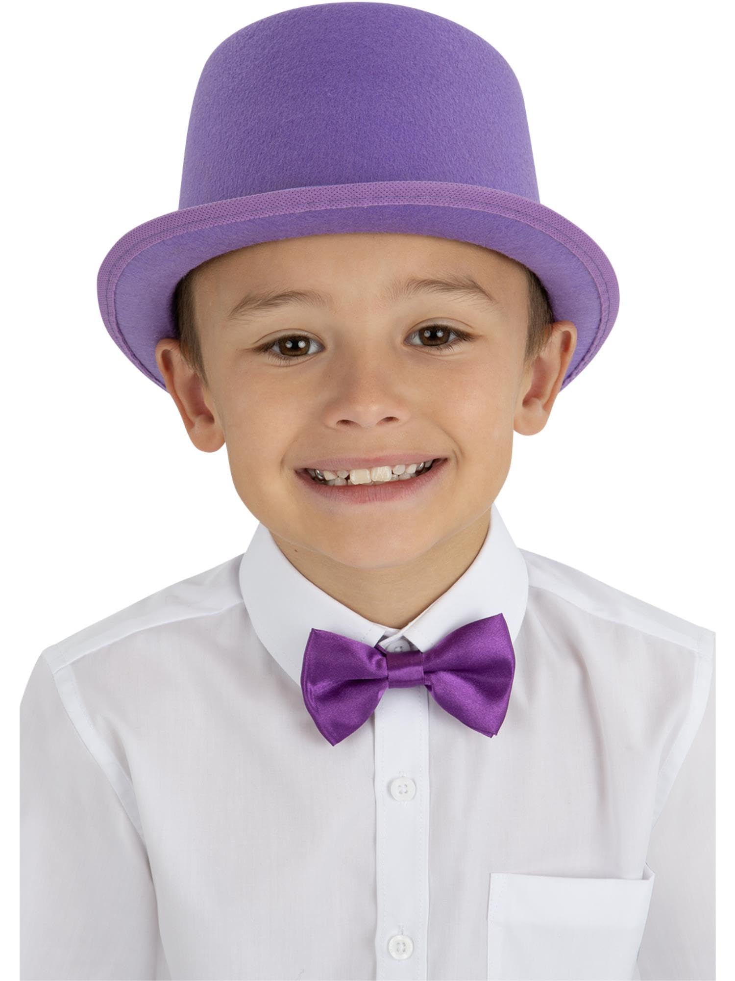 Smiffys Purple Kids Top Hat - One Size Costume Accessory for Dress Up