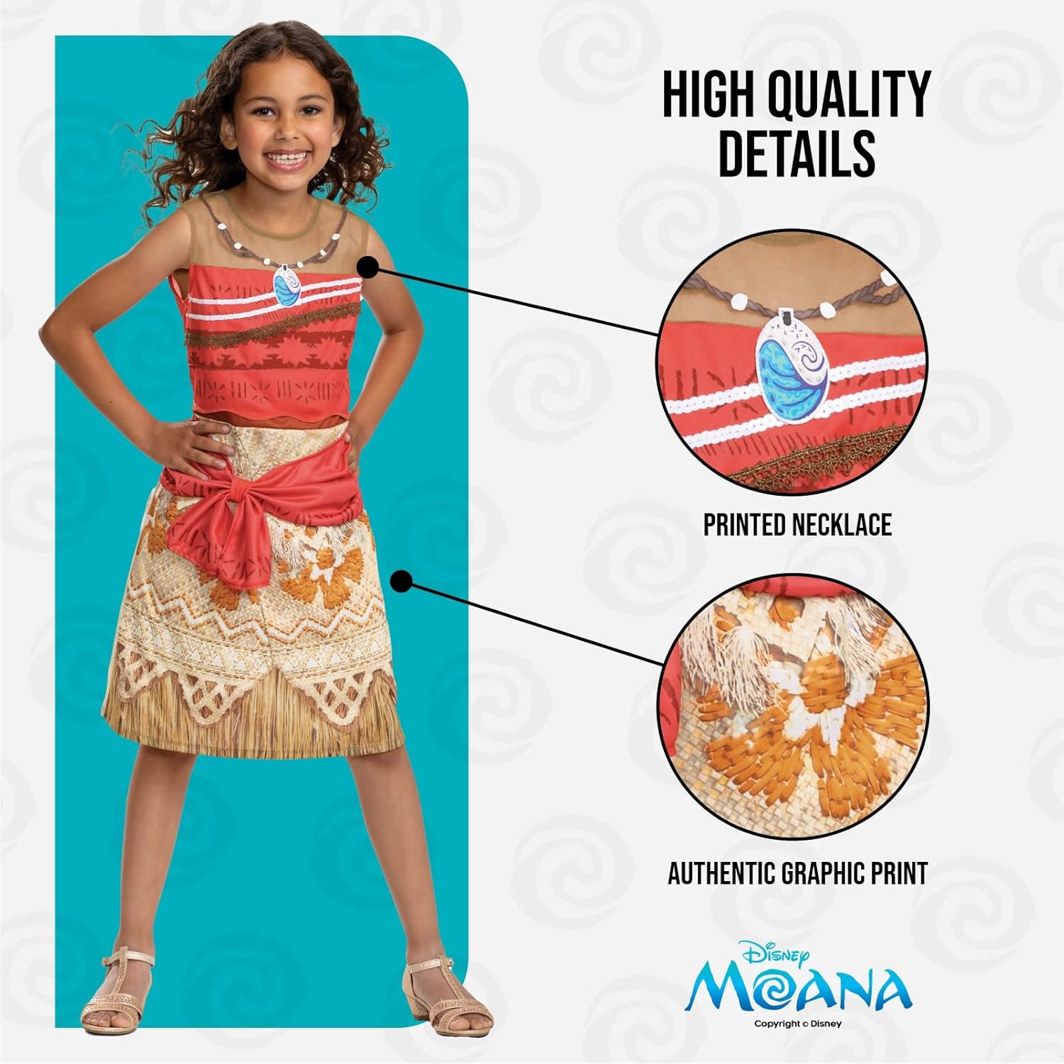 Disguise Disney Moana Costume - Toddler (3-4 Years) 4