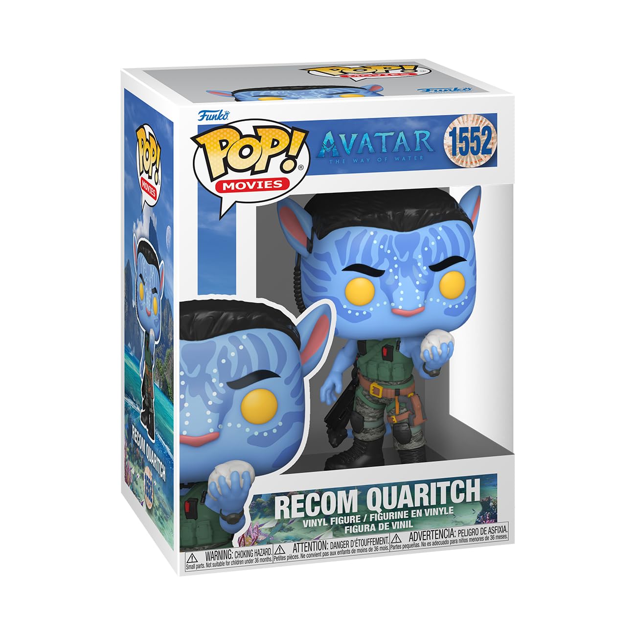 Funko Pop! Movies: Avatar: The Way of Water - Recom Quaritch Vinyl Figure 9