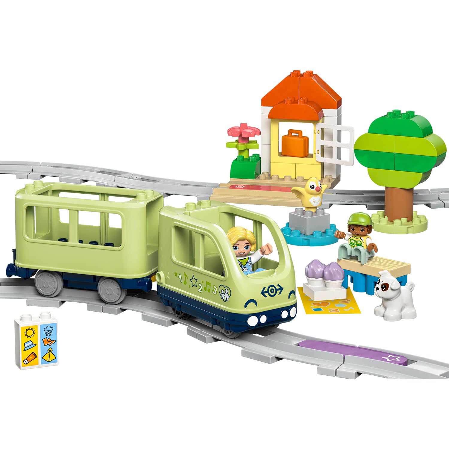 LEGO DUPLO Interactive Adventure Train Set - Educational Building Toy for Toddlers 2+ 6
