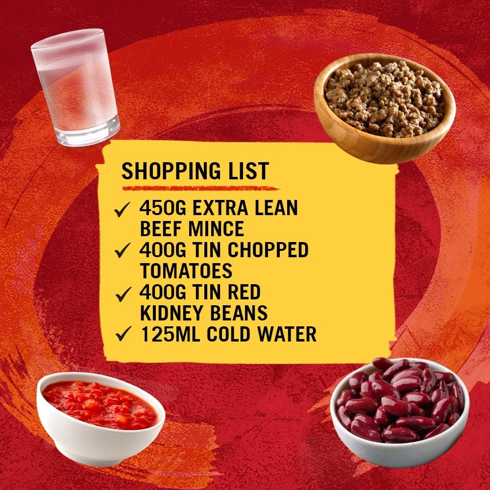 Schwartz - Chilli Con Carne Mix 41g Pack of 12 | Hot & Spicy Mexican Seasoning 2