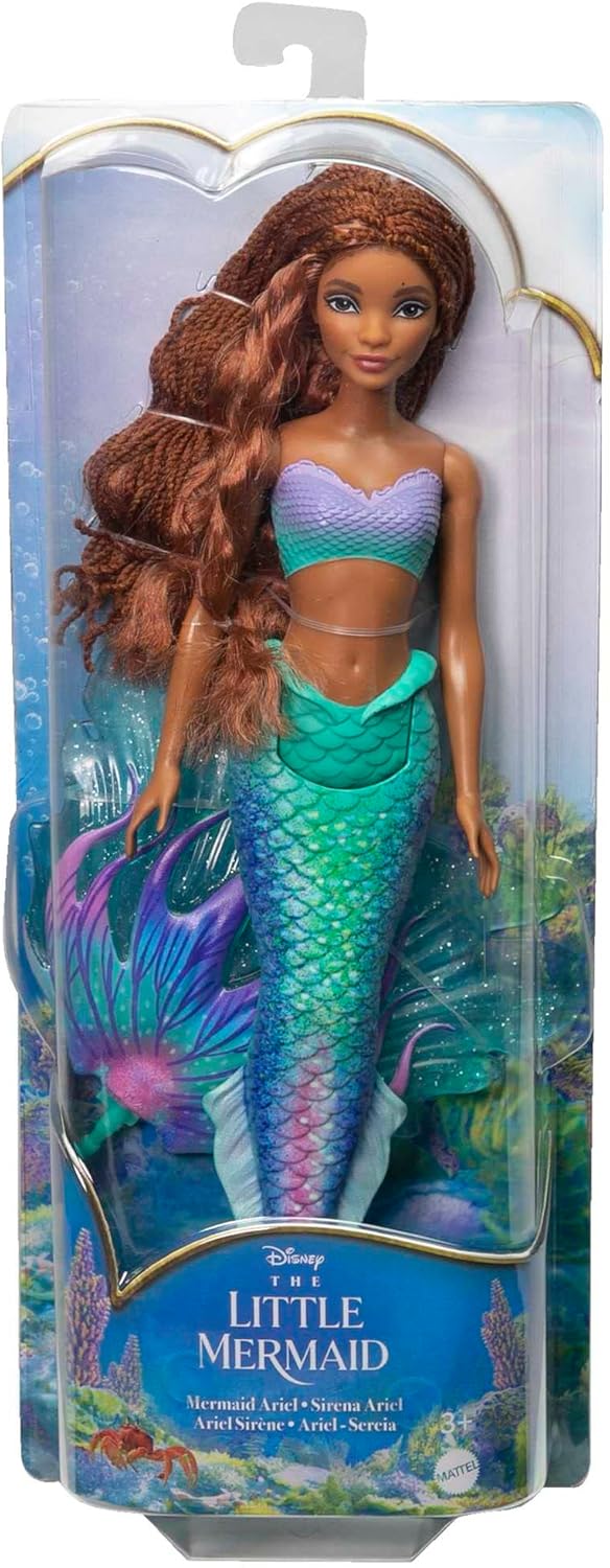 Disney The Little Mermaid Ariel Doll - Posing Mermaid Fashion Doll with Red Hair & Glitter Tail 3