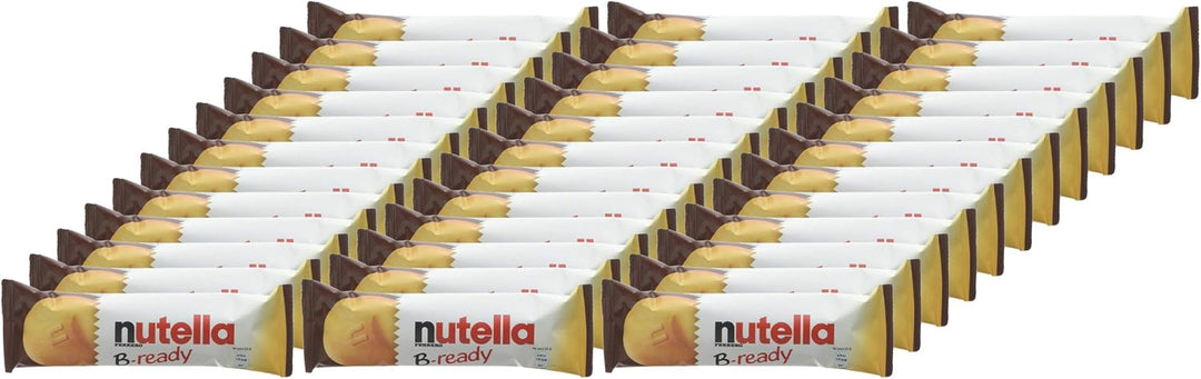 Nutella B-Ready Hazelnut Chocolate Biscuits, 22g, Pack of 36 Individually Wrapped Bars