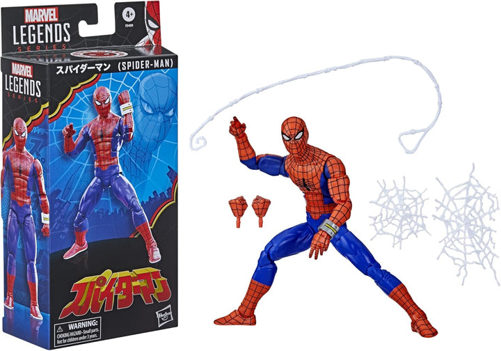 Hasbro Marvel Legends Series Spider-Man 60th Anniversary - Japanese Spider-Man 6-inch Action Figure (F3459)