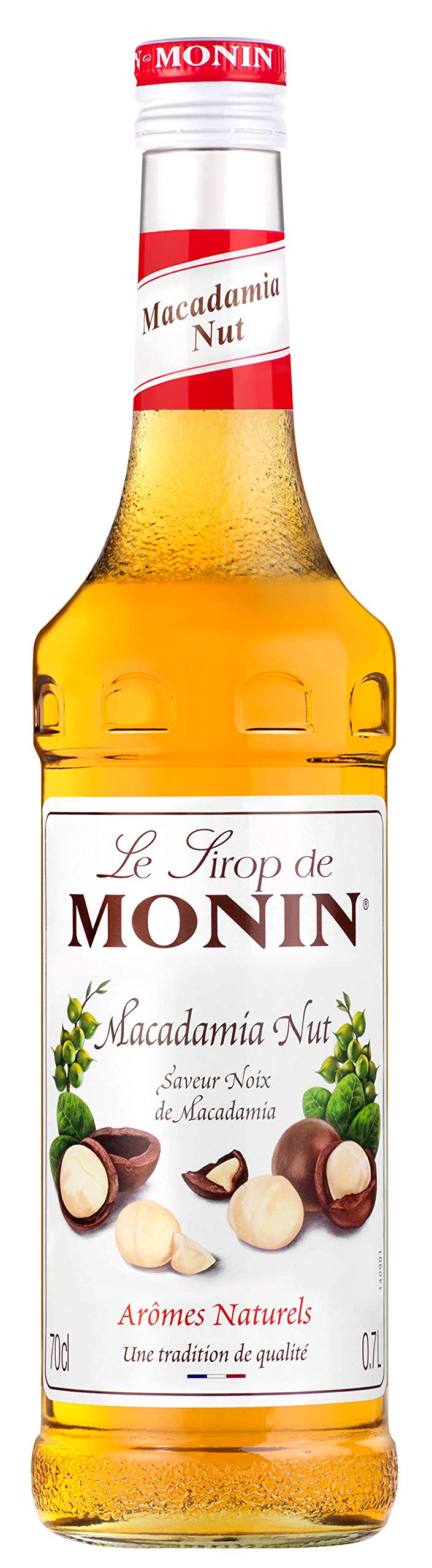 Monin Premium Macadamia Nut Syrup - Rich Roasted Flavor | 700ml Glass Bottle 1