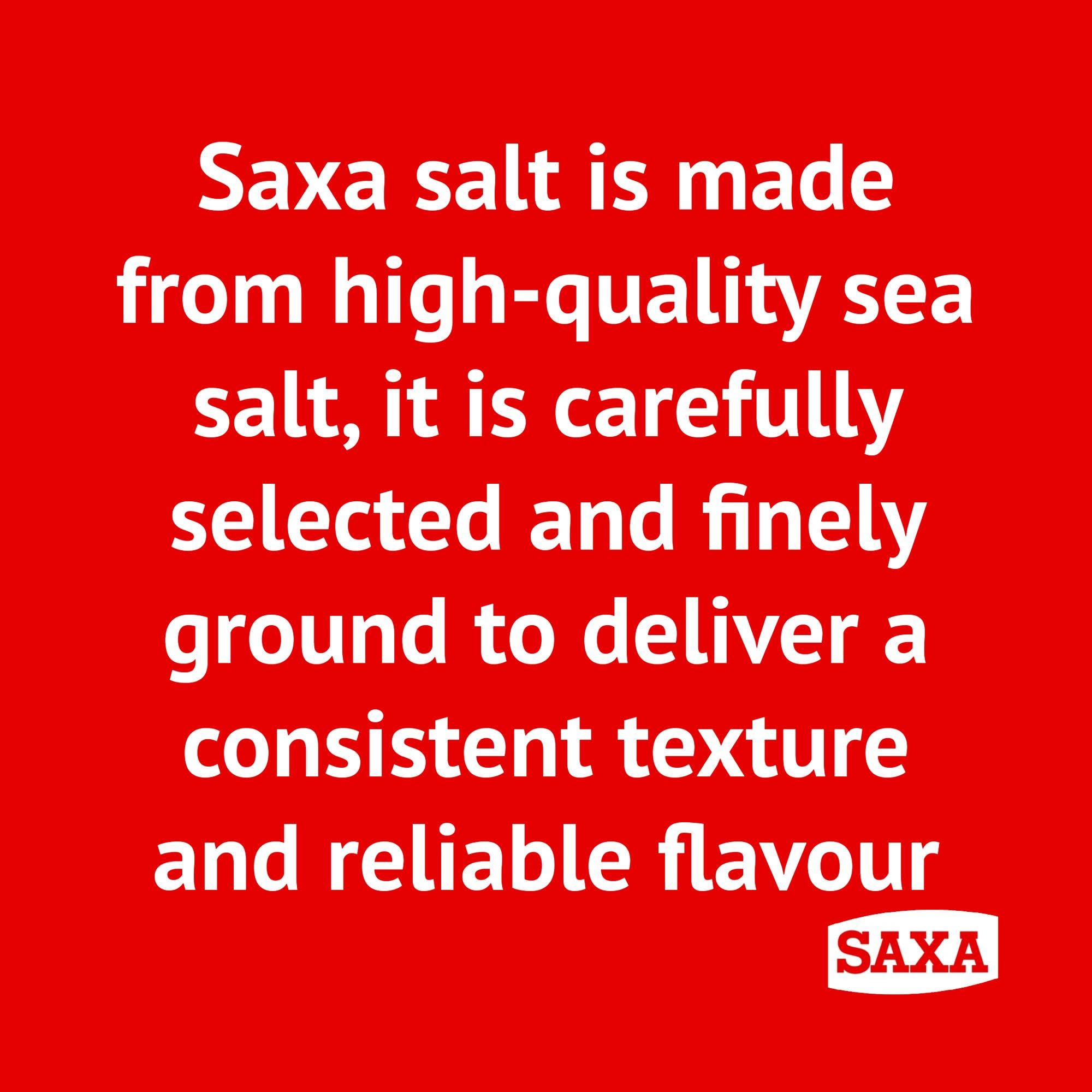 Saxa So-Low Reduced Sodium Salt - 30% Less Sodium | Fine Texture | 350g Drum 9