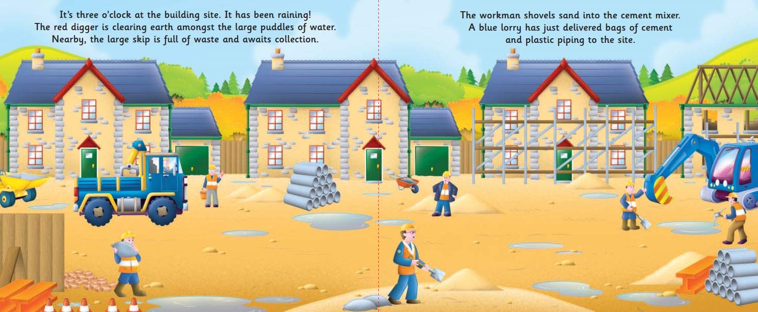 Imagine That Magnetic Let's Play Diggers Activity Book | Ages 2-3 Years | Board Book