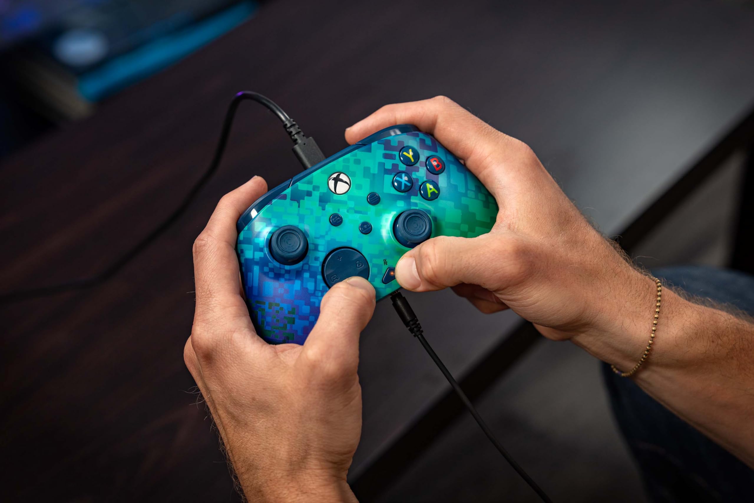 Turtle Beach Rematch Advanced Wired Gaming Controller - Glitch Green | Xbox & PC 9