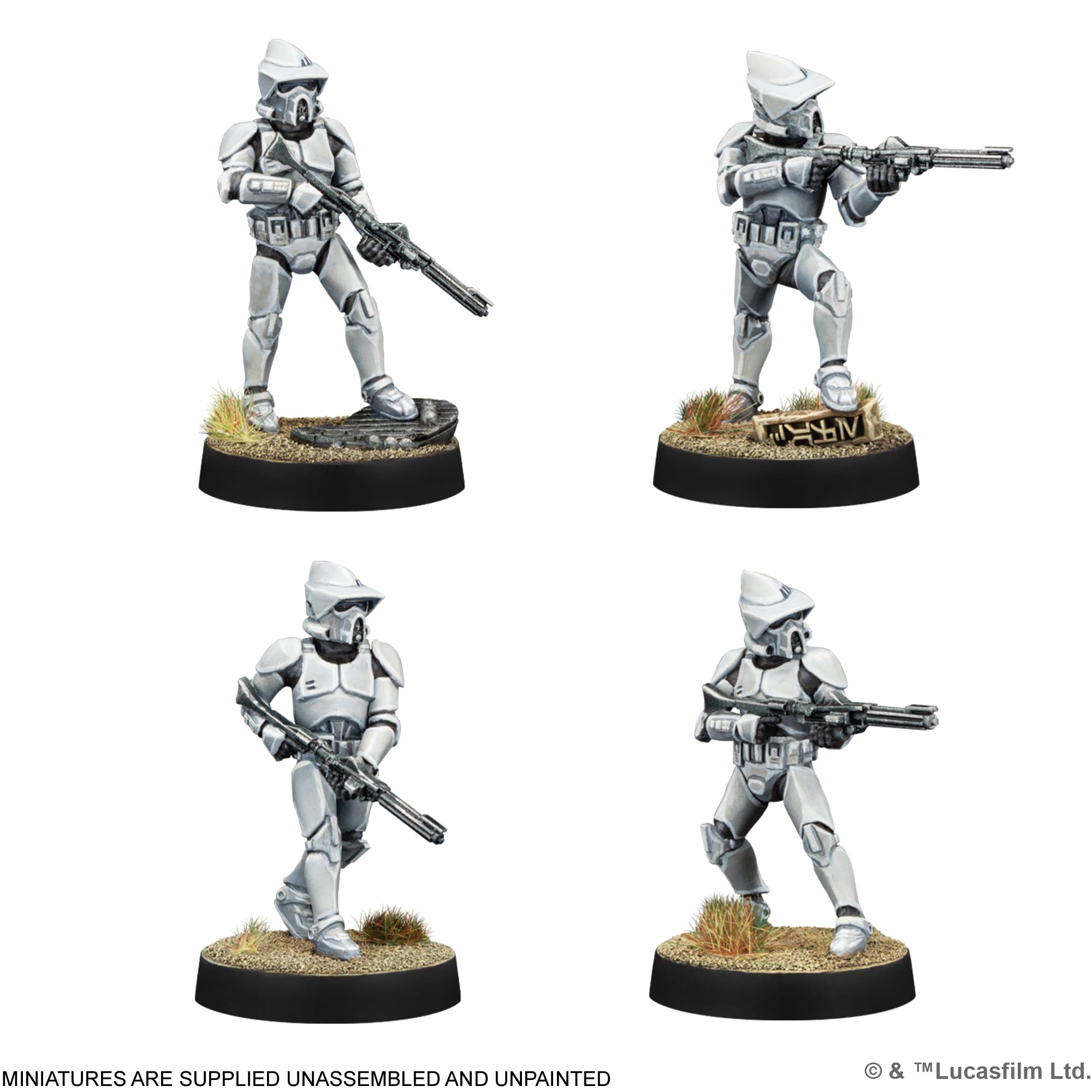 Atomic Mass Games Star Wars: Legion ARF Troopers Unit Expansion with Jedi Knight 4