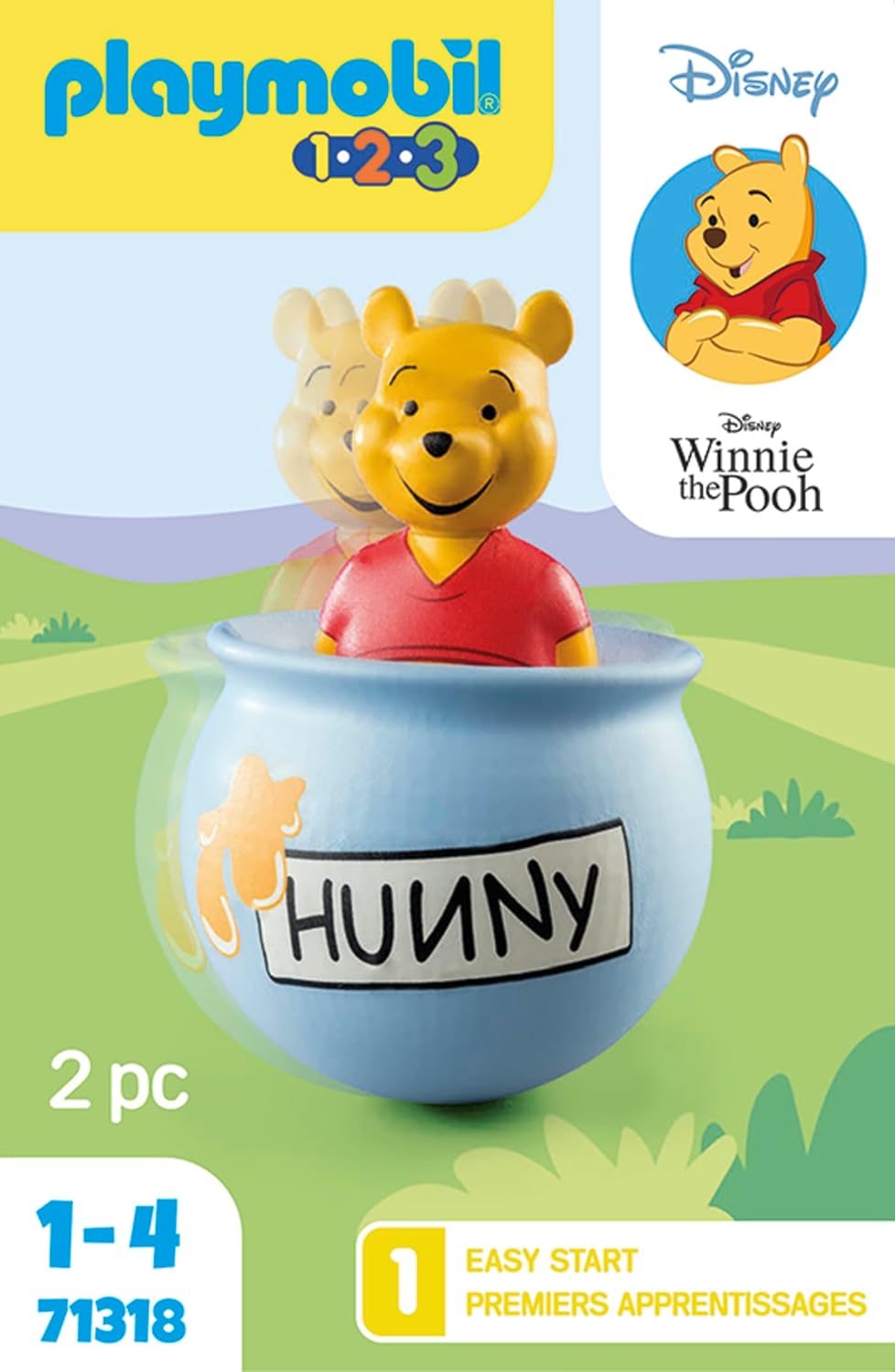Playmobil 71318 1.2.3 & Disney: Winnie the Pooh Counter Balance Honey Pot - Educational Toddler Toy 5