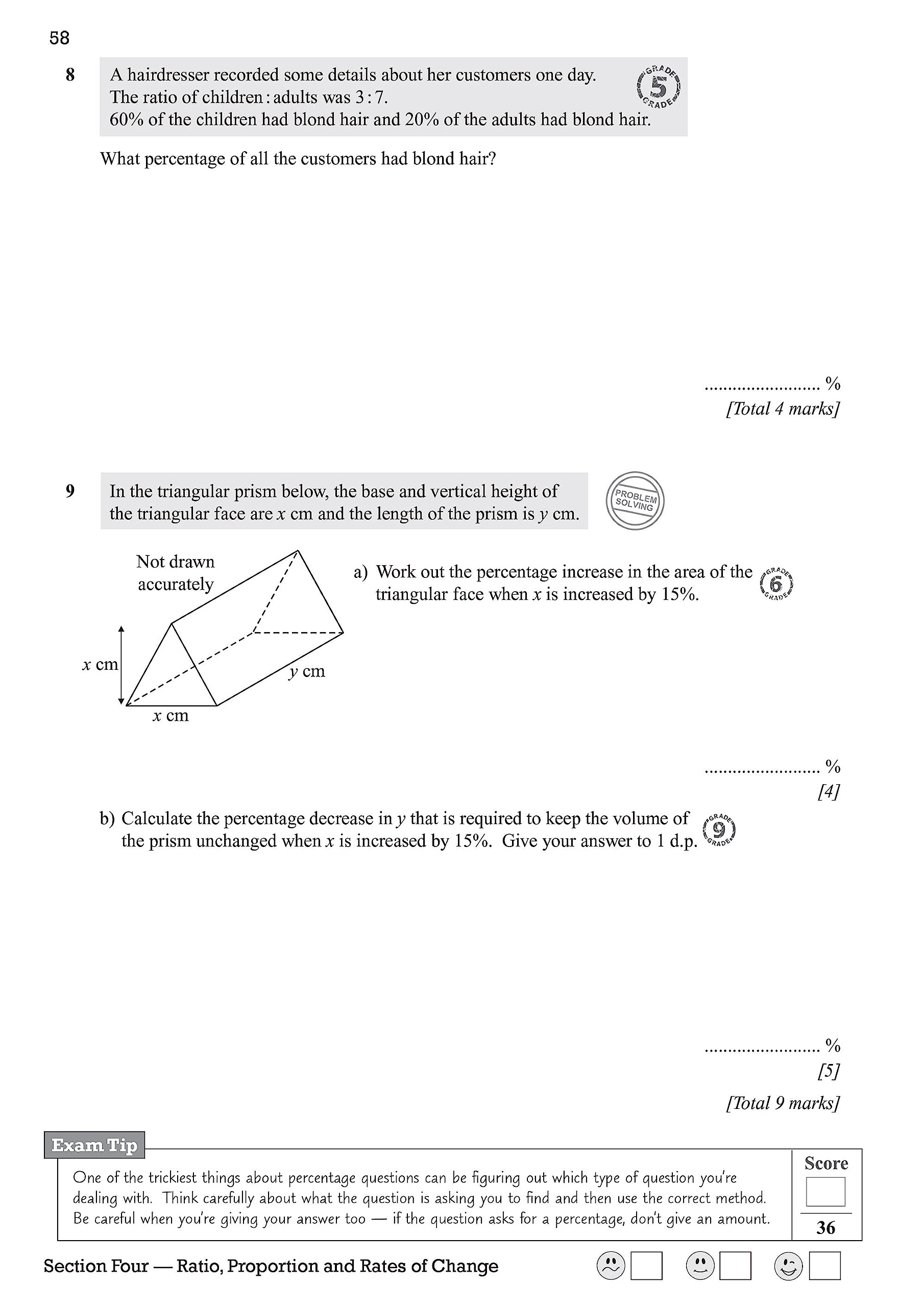CGP GCSE Edexcel Mathematics Higher Level Exam Practice Workbook | Grade 9-1 Course | Paperback 9