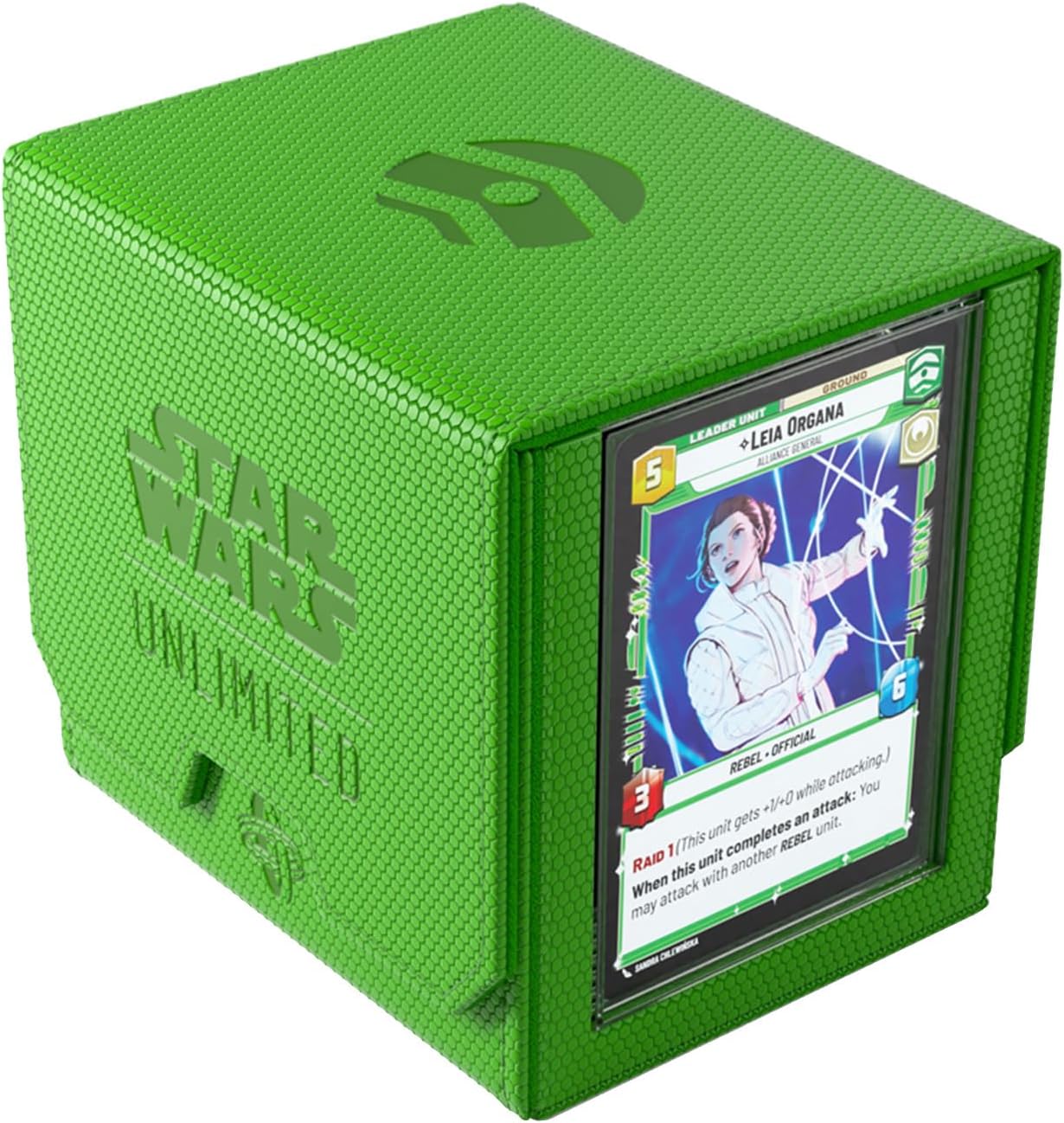 Gamegenic Star Wars Unlimited Deck Pod - Green Card Game Accessory 1