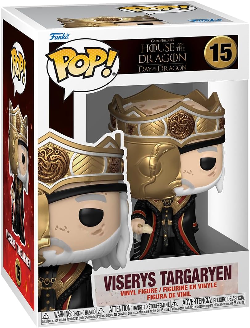 Funko Pop! TV: House of the Dragon - Masked King Viserys Targaryen Vinyl Figure (76474)