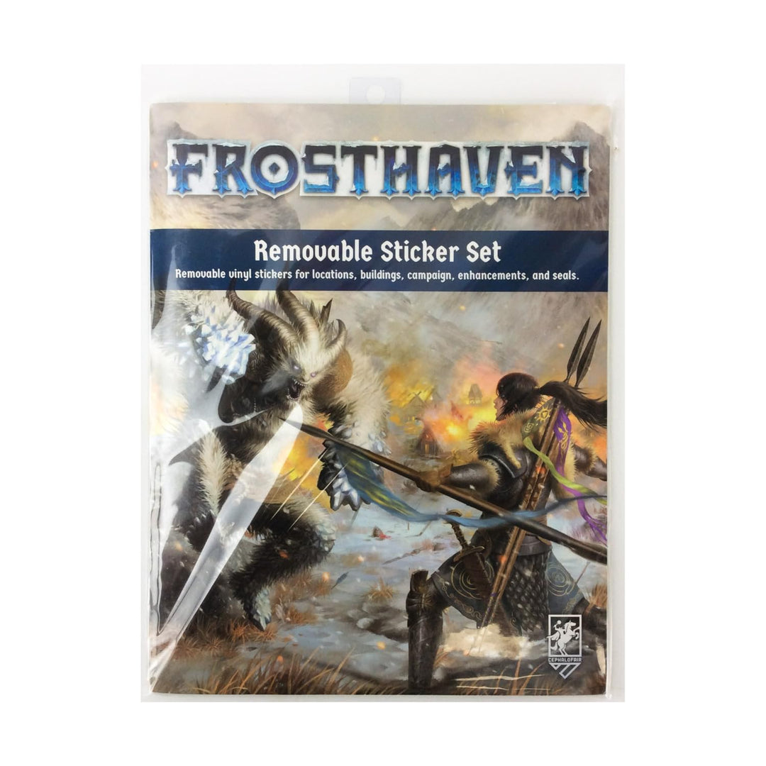 Cephalofair Games Frosthaven Removable Sticker Game Set