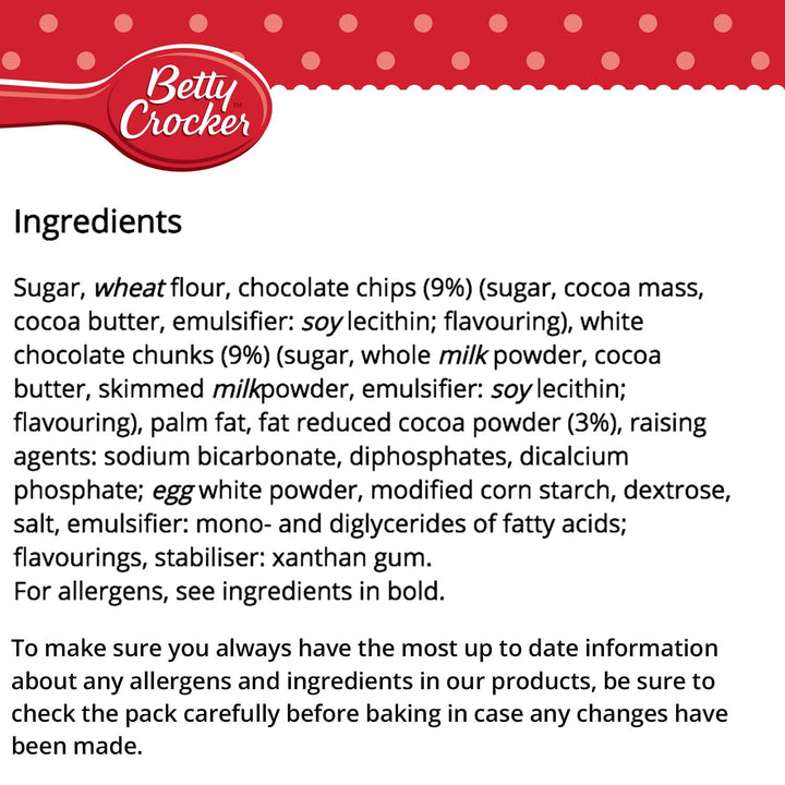 Betty Crocker - Chocolate Chunk Muffin Mix Baking Kit (335g Pack of 4)