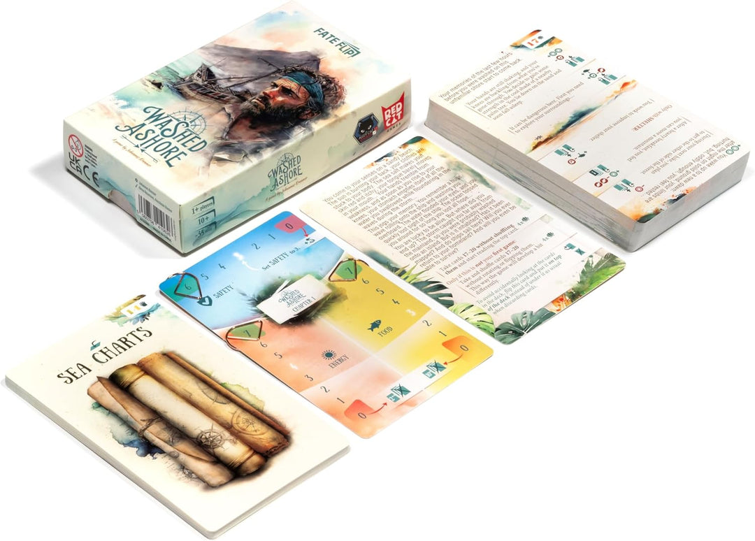 Alley Cat Games Washed Ashore Card Based Choose Your Own Adventure Game