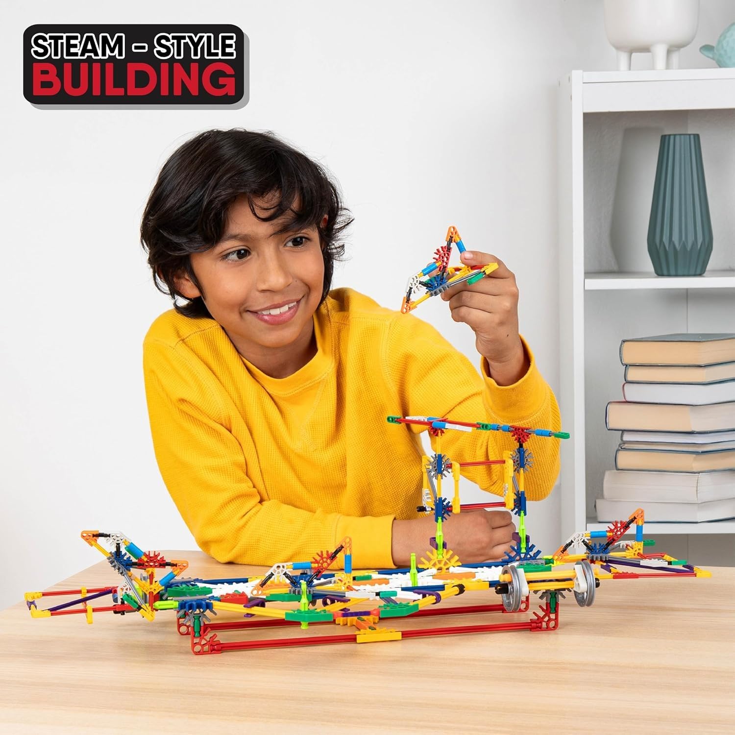K'NEX Click and Construct Value Building Set - 522 Piece STEM Learning Kit for Ages 7+ 3