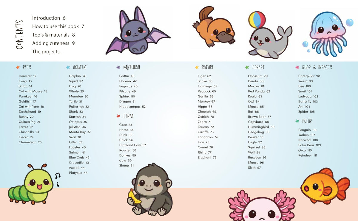 Search Press So Kawaii!: 100 Adorable Animals to Draw Step-by-Step