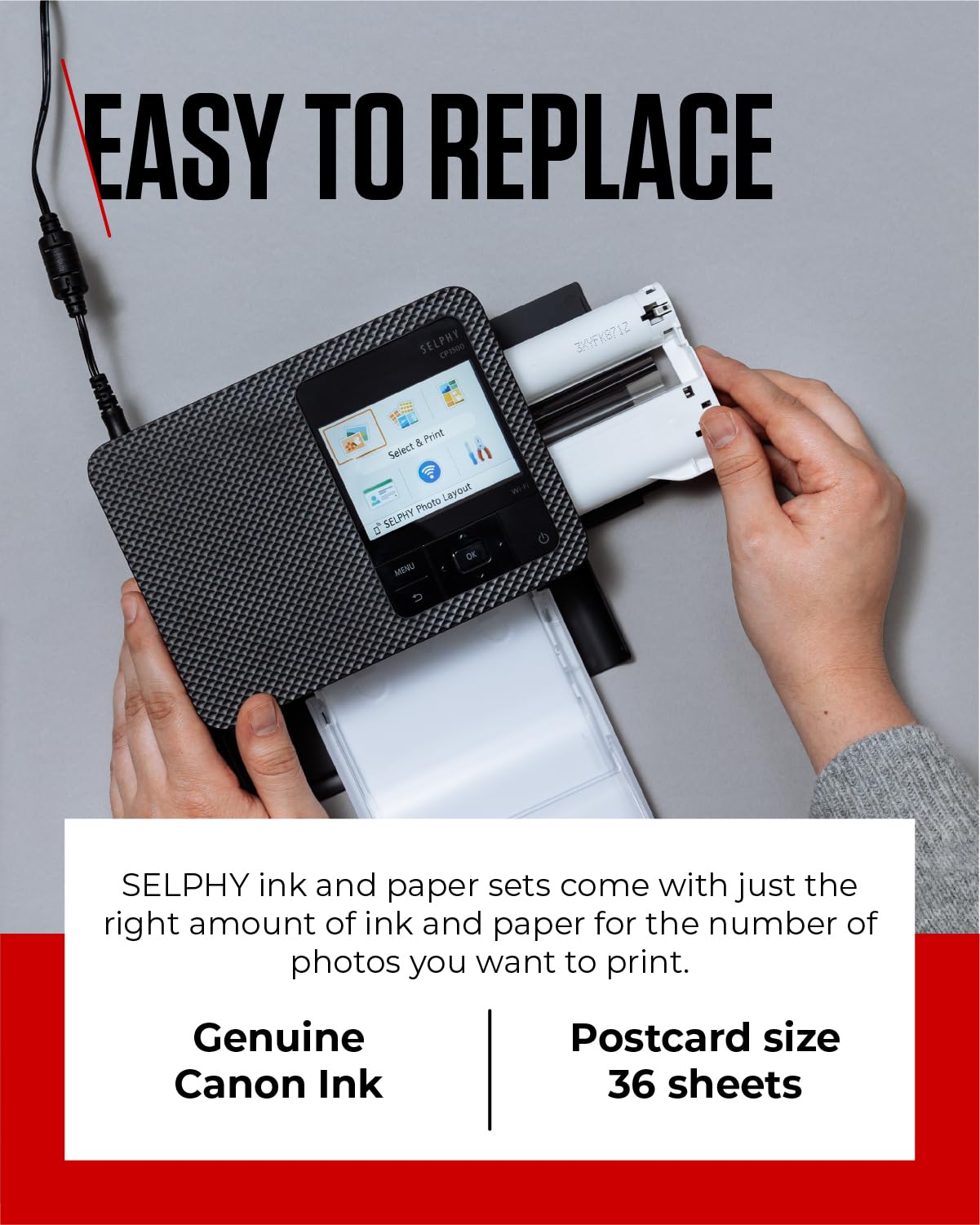 Canon SELPHY KP-36IP Ink + Paper Multipack - 36 Postcard Prints (4x6") 5