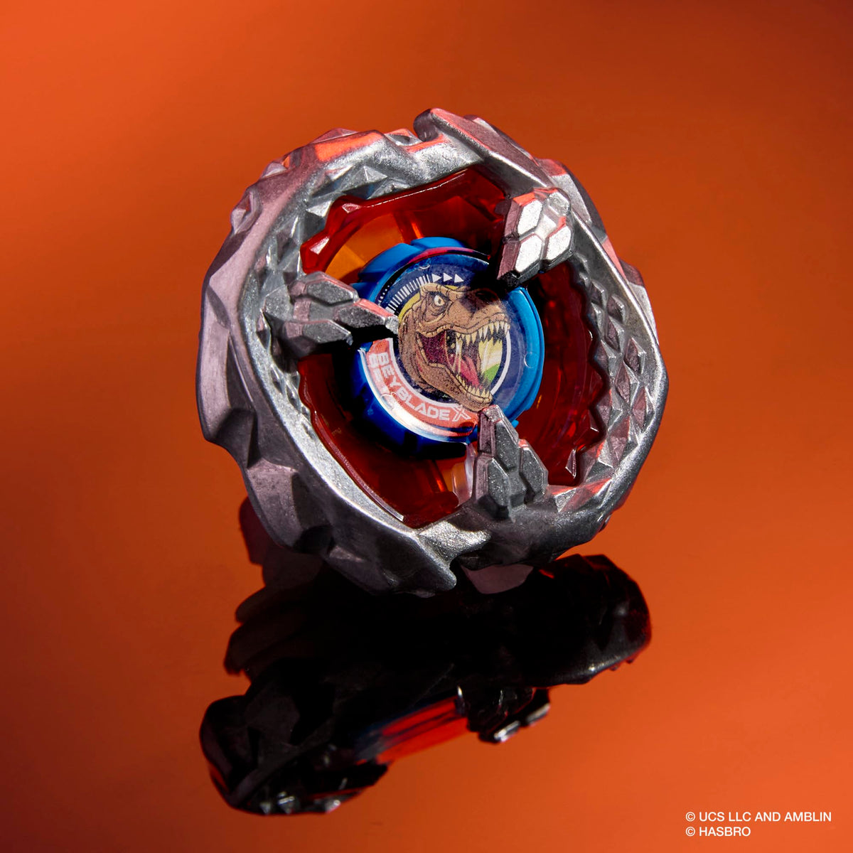 Beyblade X Jurassic World T. Rex vs Mosasaurus Battling Tops Set - 2 Tops, 2 Launchers