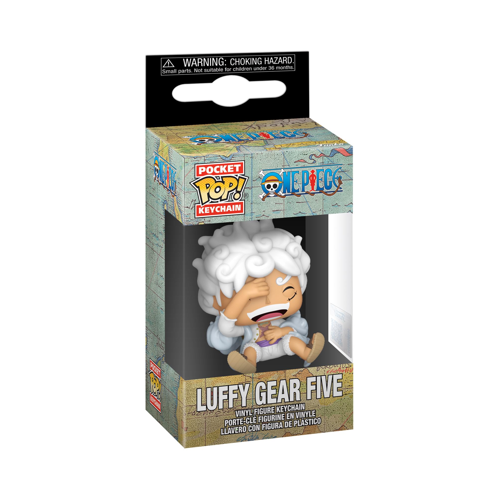 Funko Pop! Keychain - One Piece - Monkey D. Luffy Gear 5 | Vinyl Figure | Model 91975