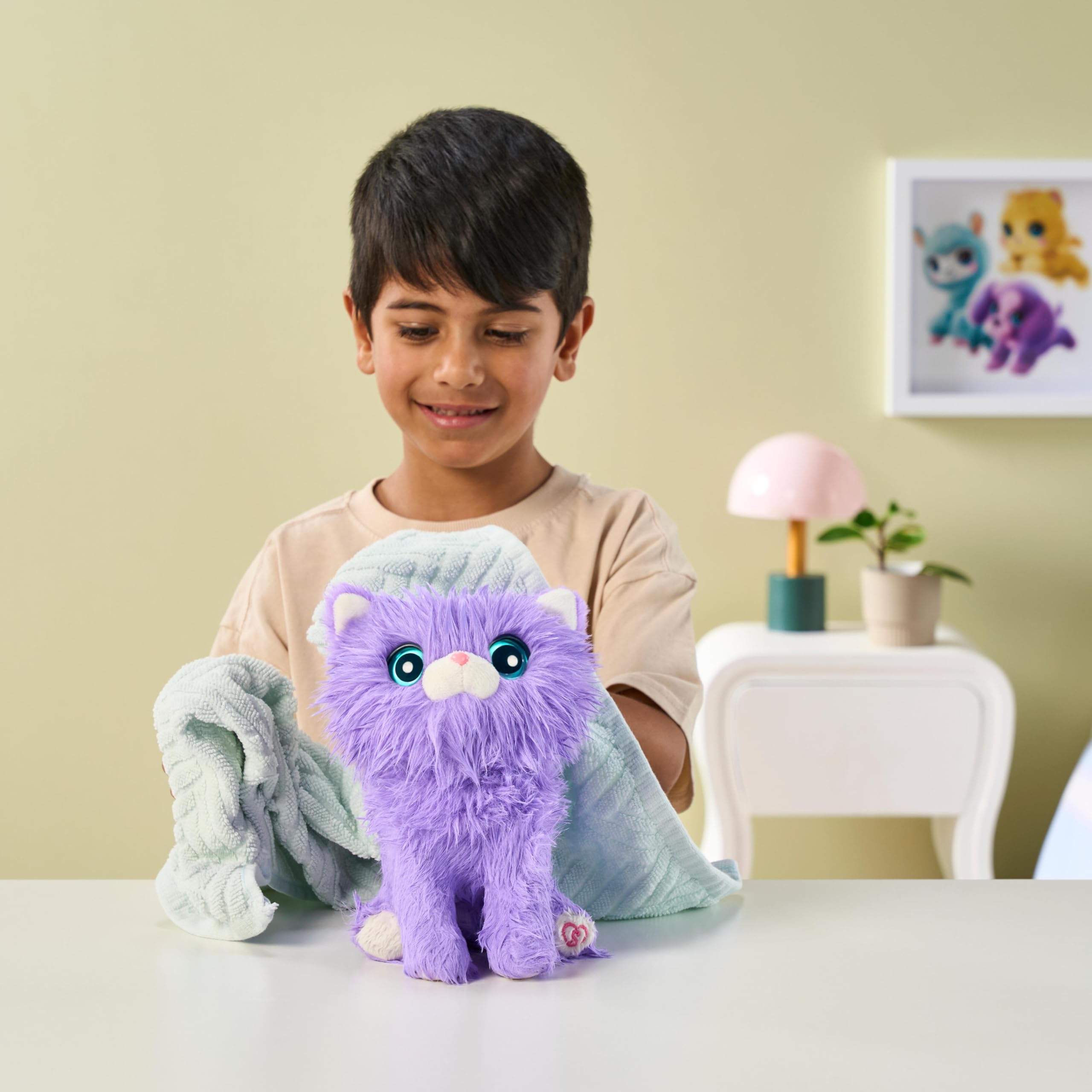 SCRUFFALUVS Kitty Pet Scruffs Mystery Plush Toy - Wash-to-Reveal Transformation | 19cm 5