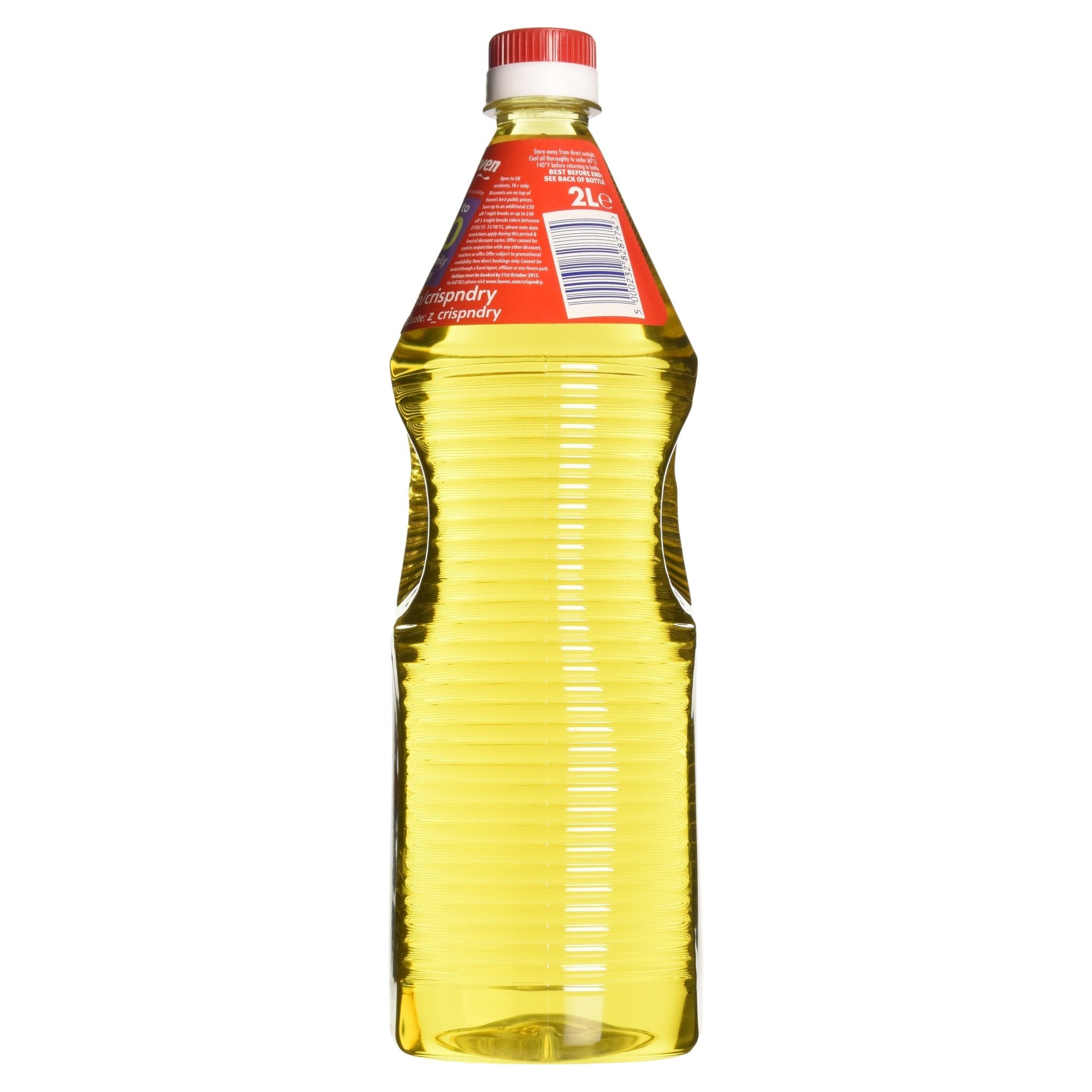Crisp 'N' Dry Rapeseed Vegetable Oil - High Smoke Point for Frying | 100% Pure | 2 Litre