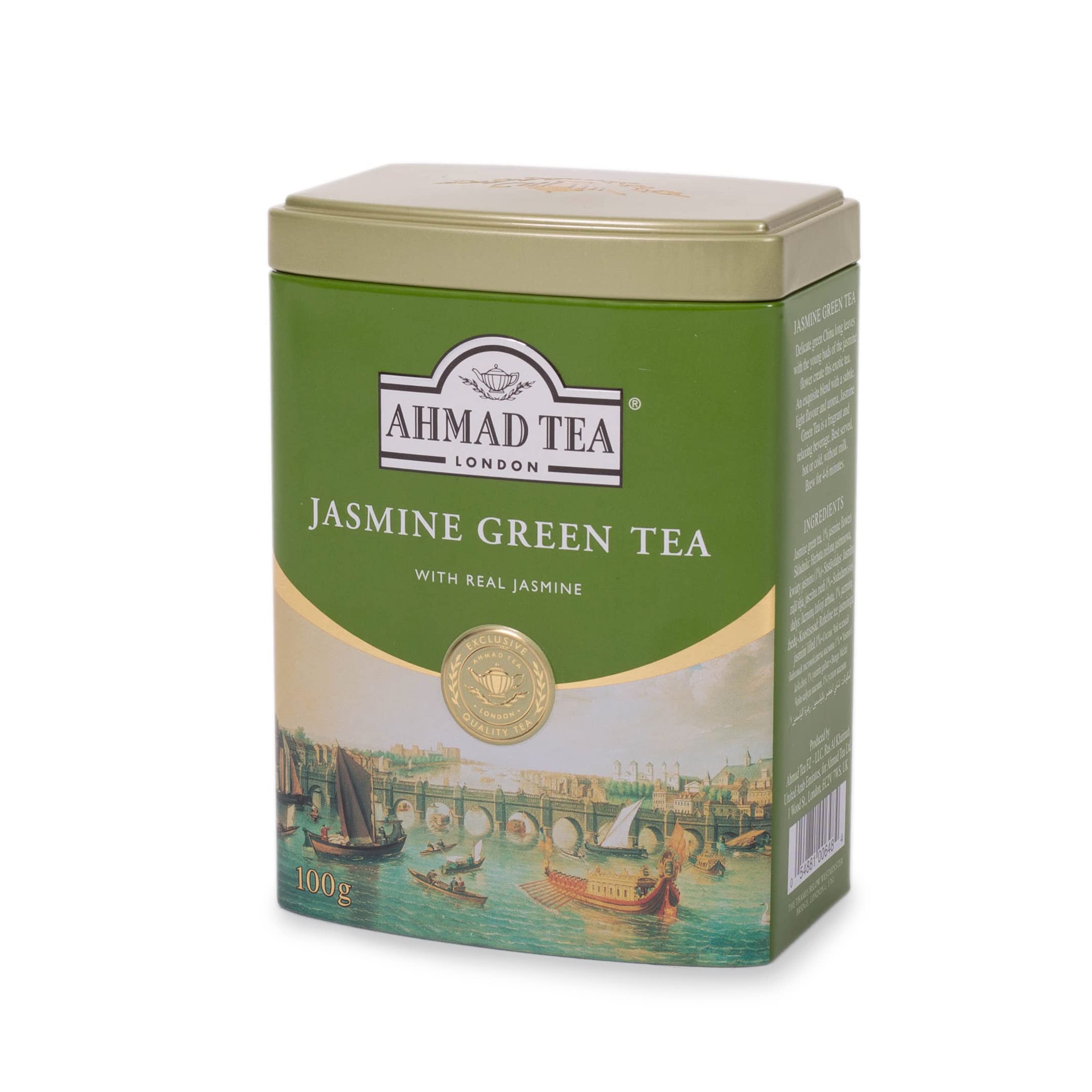 Ahmad Tea English Scene Jasmine Green Tea Loose Leaves | 100g Caddy | Immunity & Heart Health Support 2
