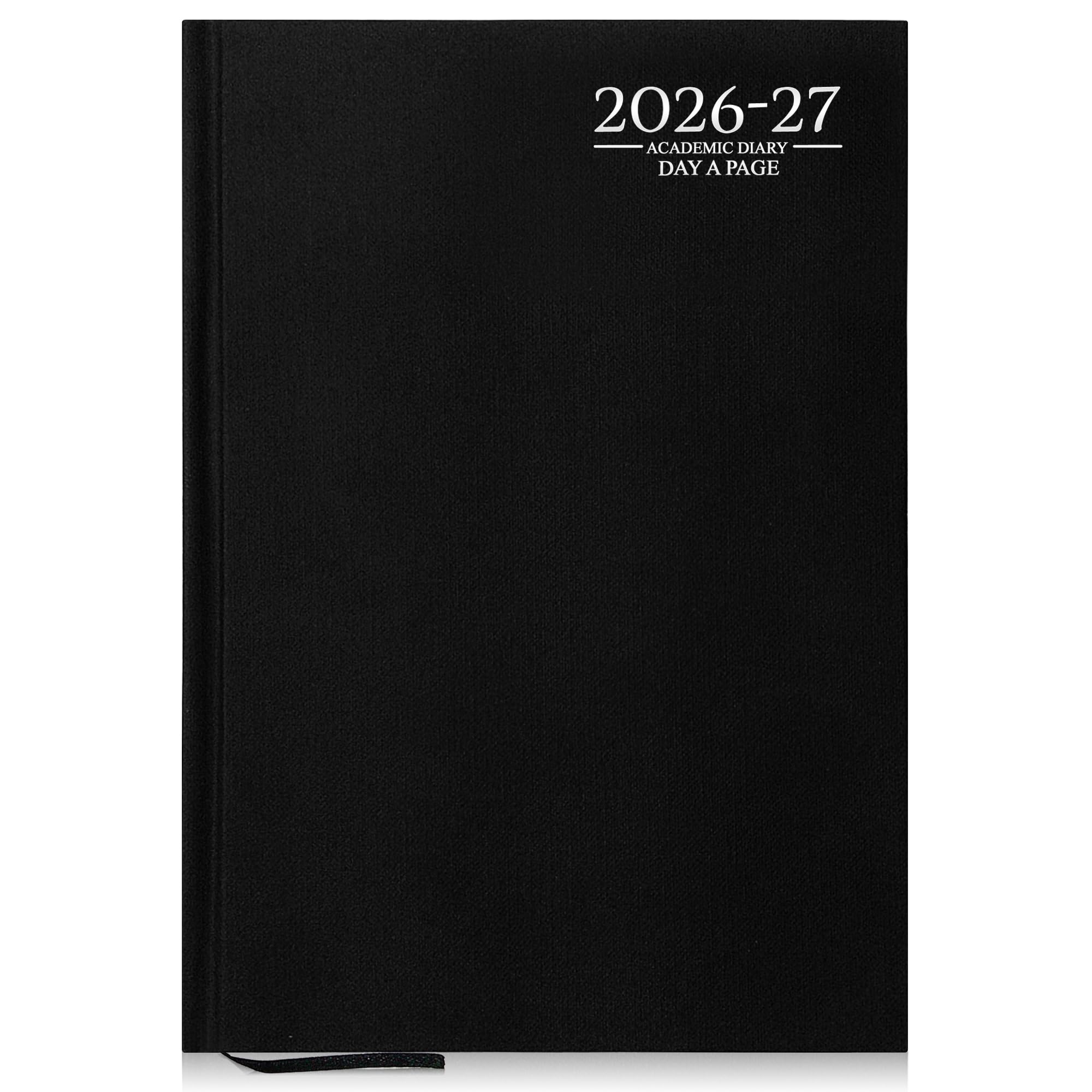 G4GADGET 2026-2027 Academic Diary - A4 Week To View Black Hardback
