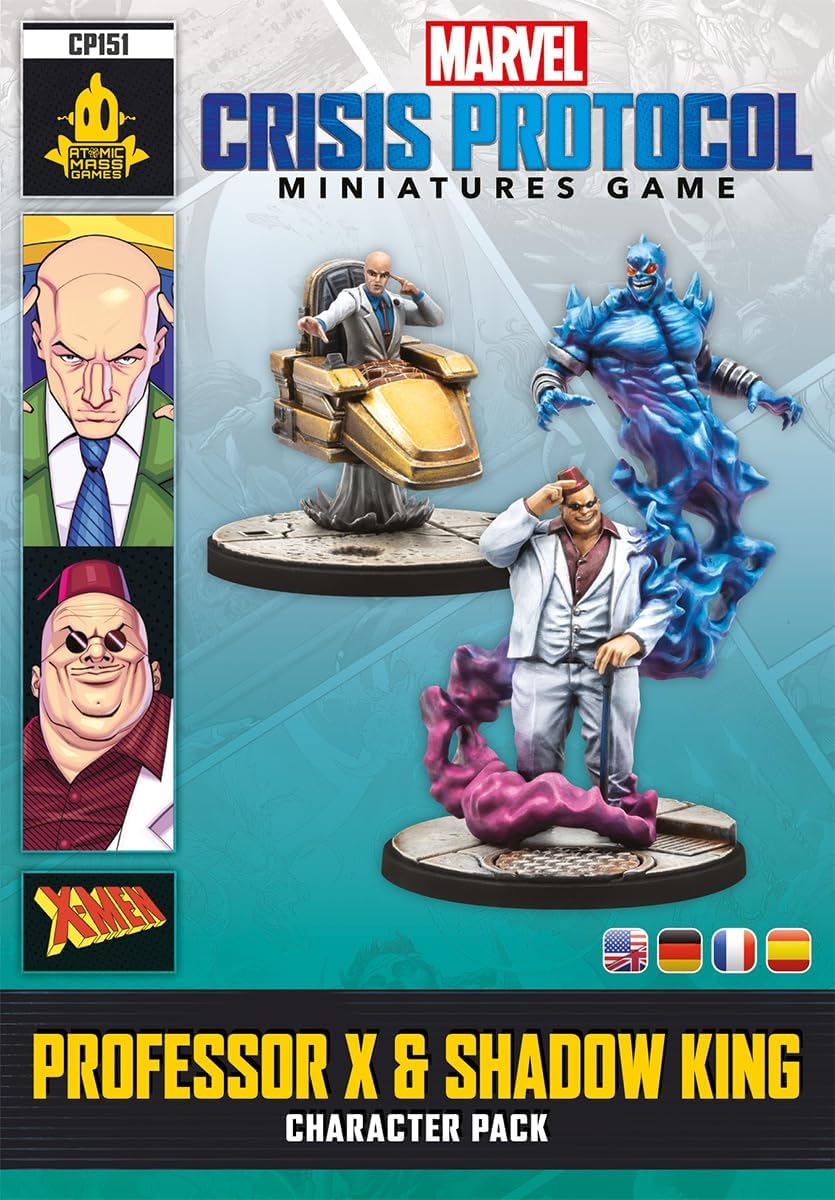 Atomic Mass Games Marvel Crisis Protocol: Professor X & Shadow King Miniatures Game Expansion 6