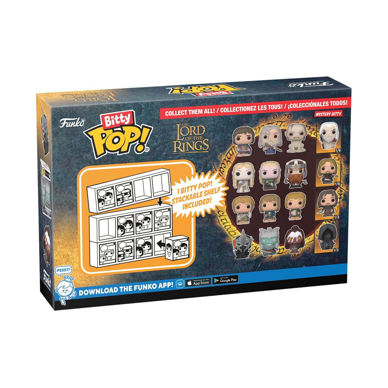 Funko Bitty Pop! Lord of the Rings - Witch King 4-Pack with Mystery Mini 12