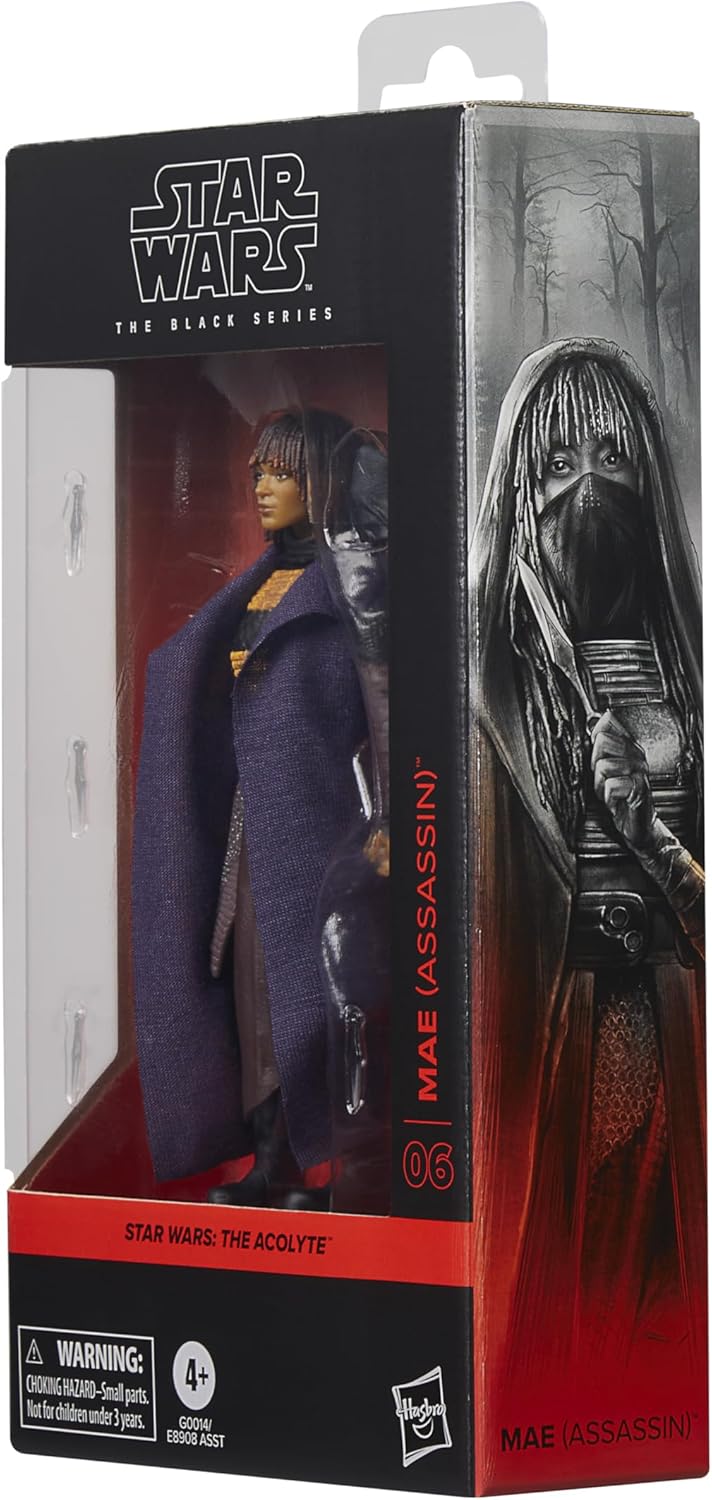 Hasbro Star Wars The Black Series Star Wars: The Acolyte - Mae (Assassin) 6-Inch Action Figure (G0014)