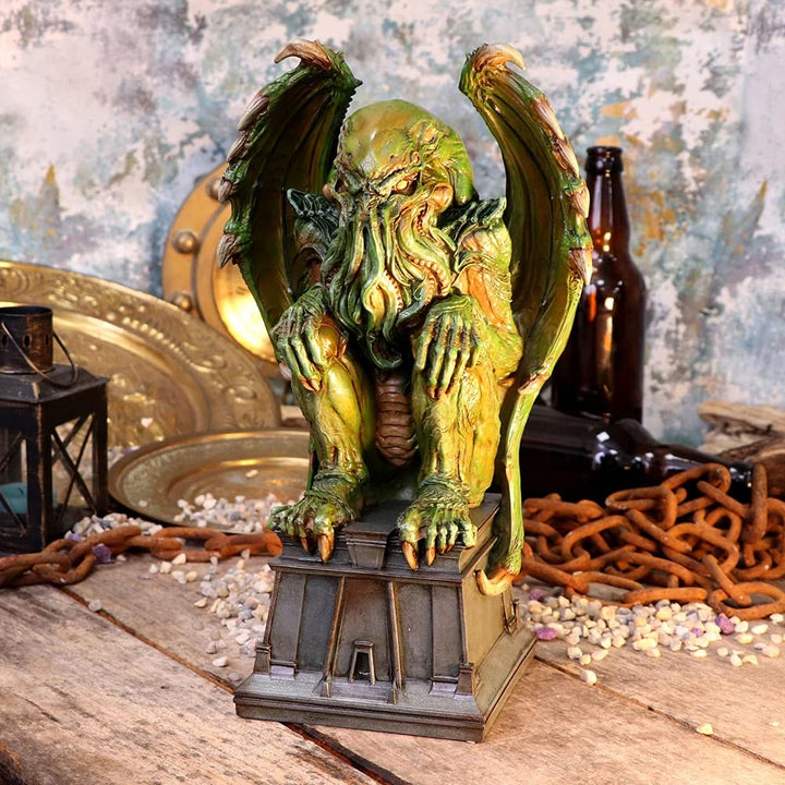 Nemesis Now James Ryman Cthulhu - Green Resin Statue Figurine (B5371S0)