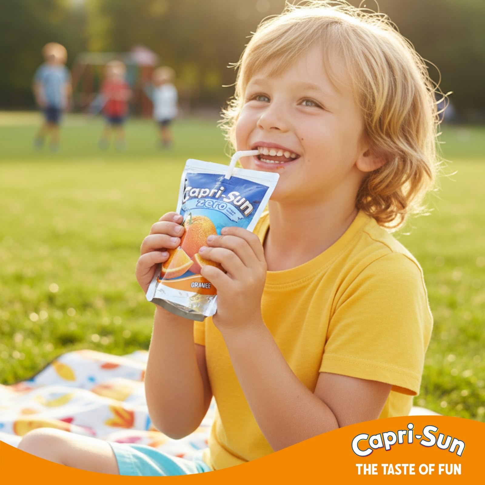 Capri-Sun Zero Orange Kids Juice Drink (4 x 200ml) - No Added Sugar, Gluten Free, Vegan 12