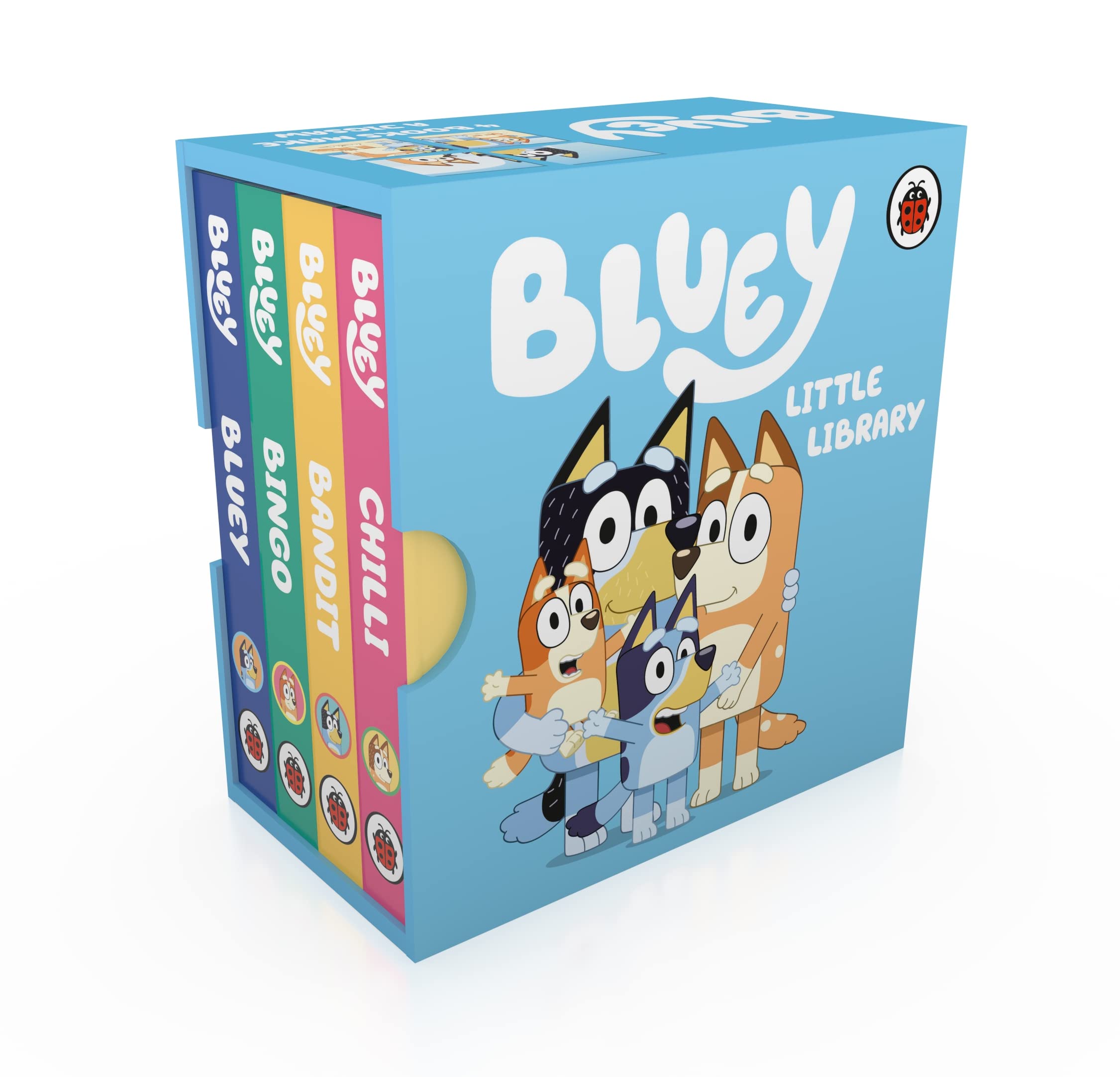 Ladybird Bluey: Little Library Board Book Set | Ages 1-3 Years | 4 Books in 1