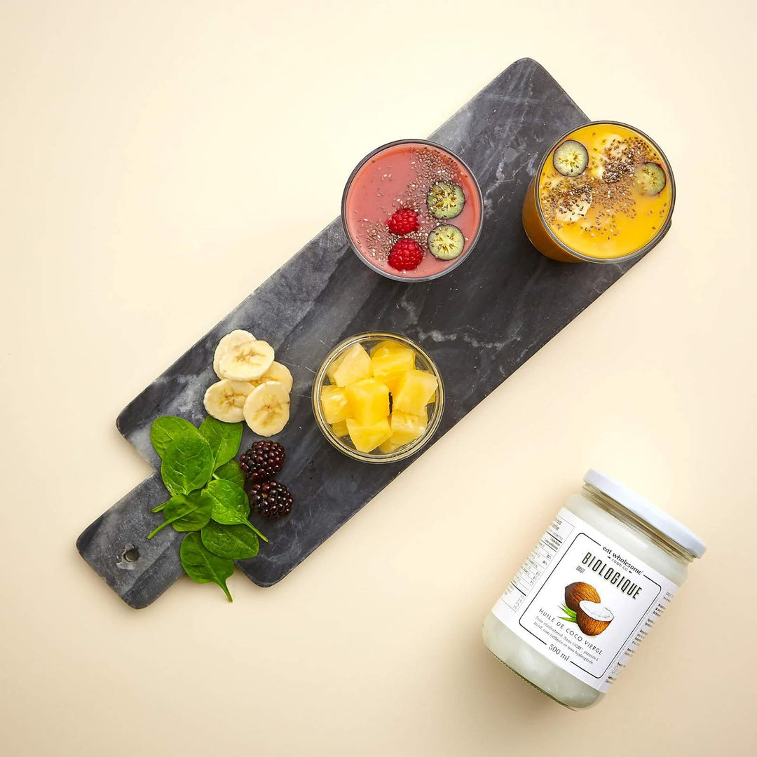 Eat Wholesome - Organic Virgin Coconut Oil (500 ml, Glass Jar)