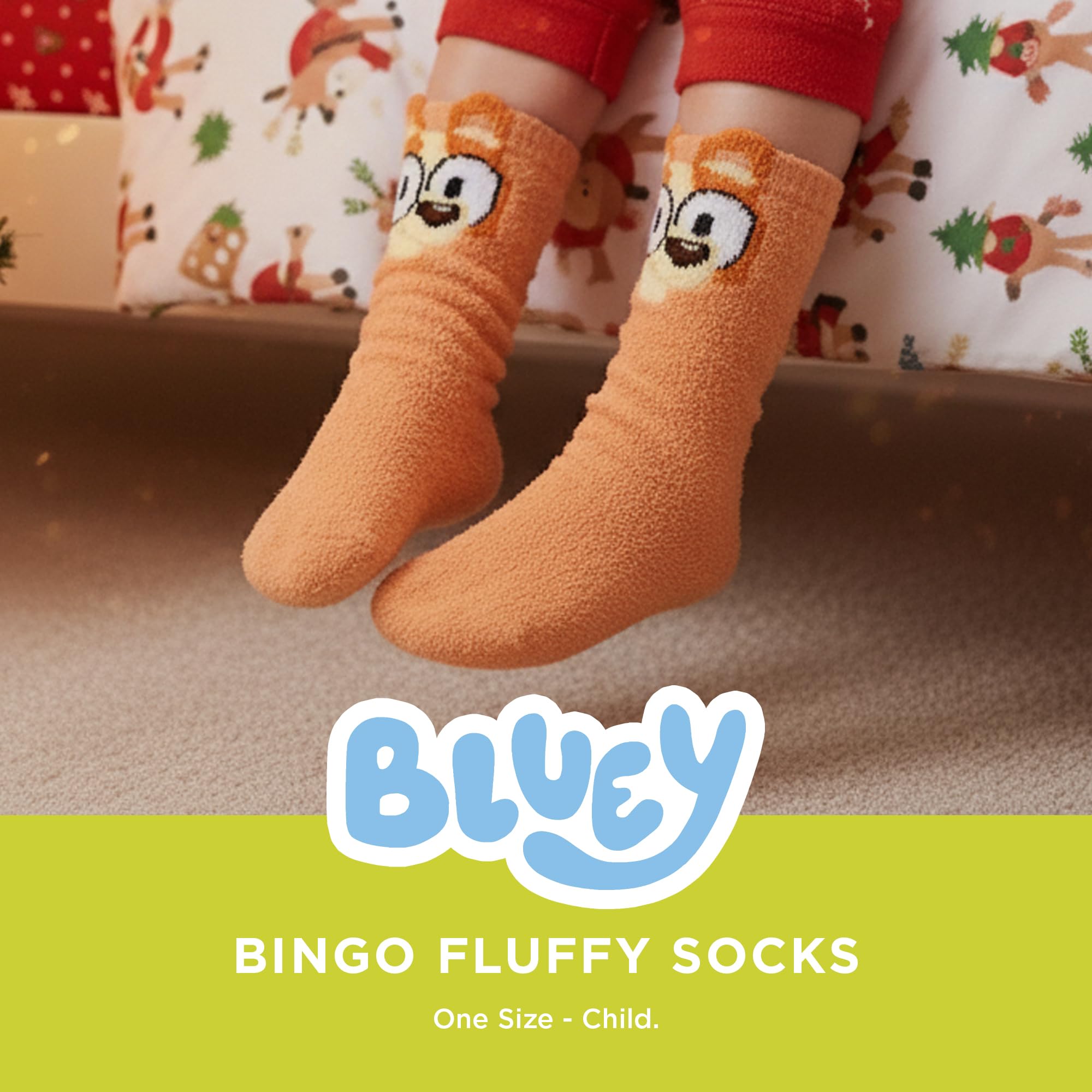Bluey Plush Gift Set - Official Plush & Bingo Socks for Kids 13