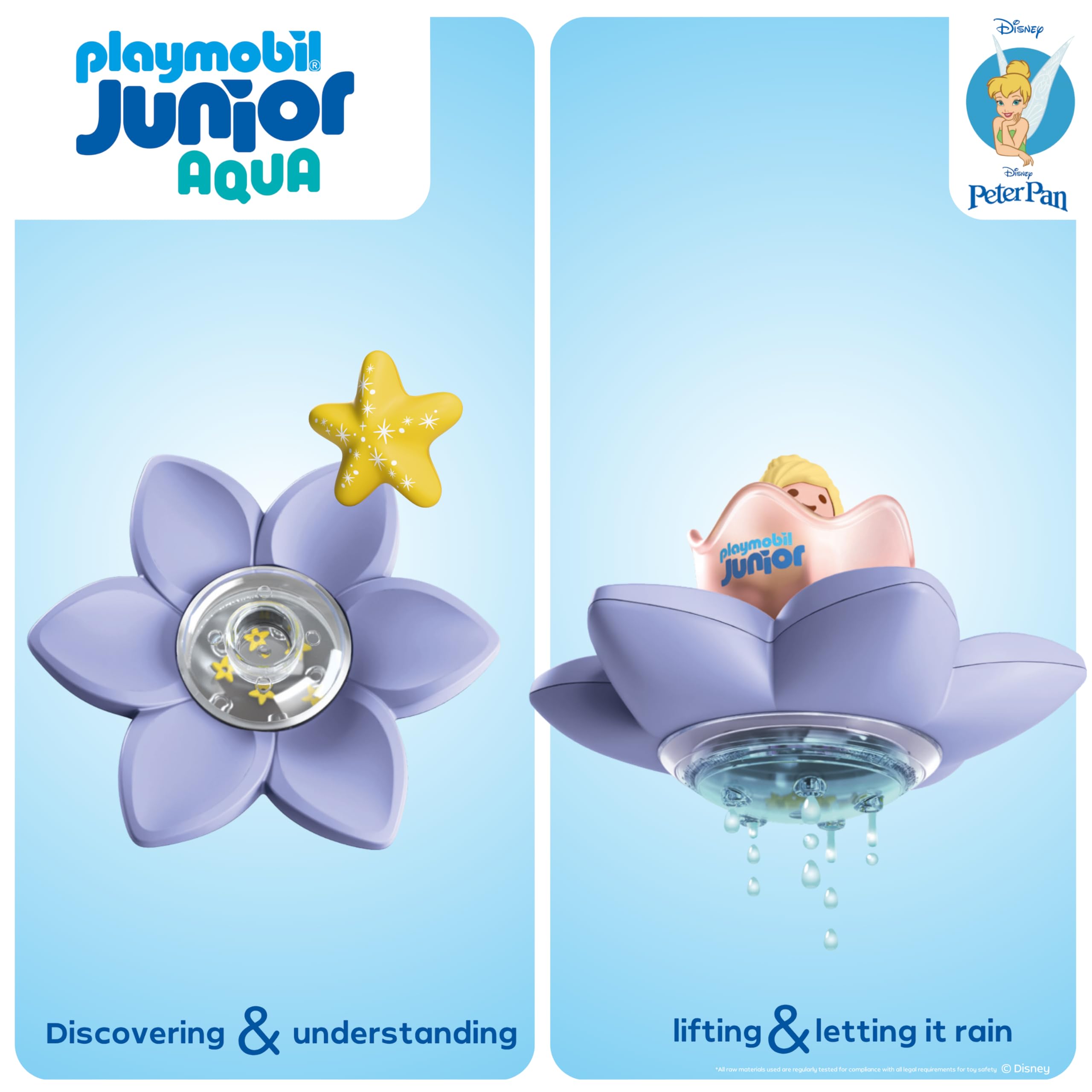 Playmobil Tinkerbell's Magic Fairy Swimming Flower Bath Toy | Ages 1-4 | 3 Pieces 4