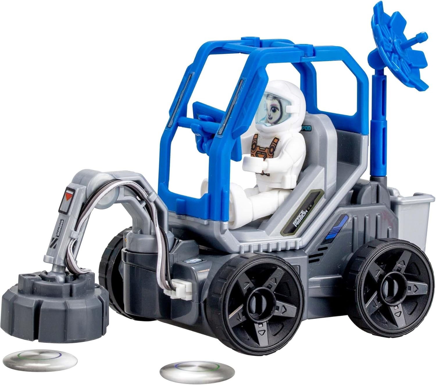 Silverlit Astropod Deluxe - Buildable STEM Space Rocket with Real Vapour Effects & Metal Detector 6