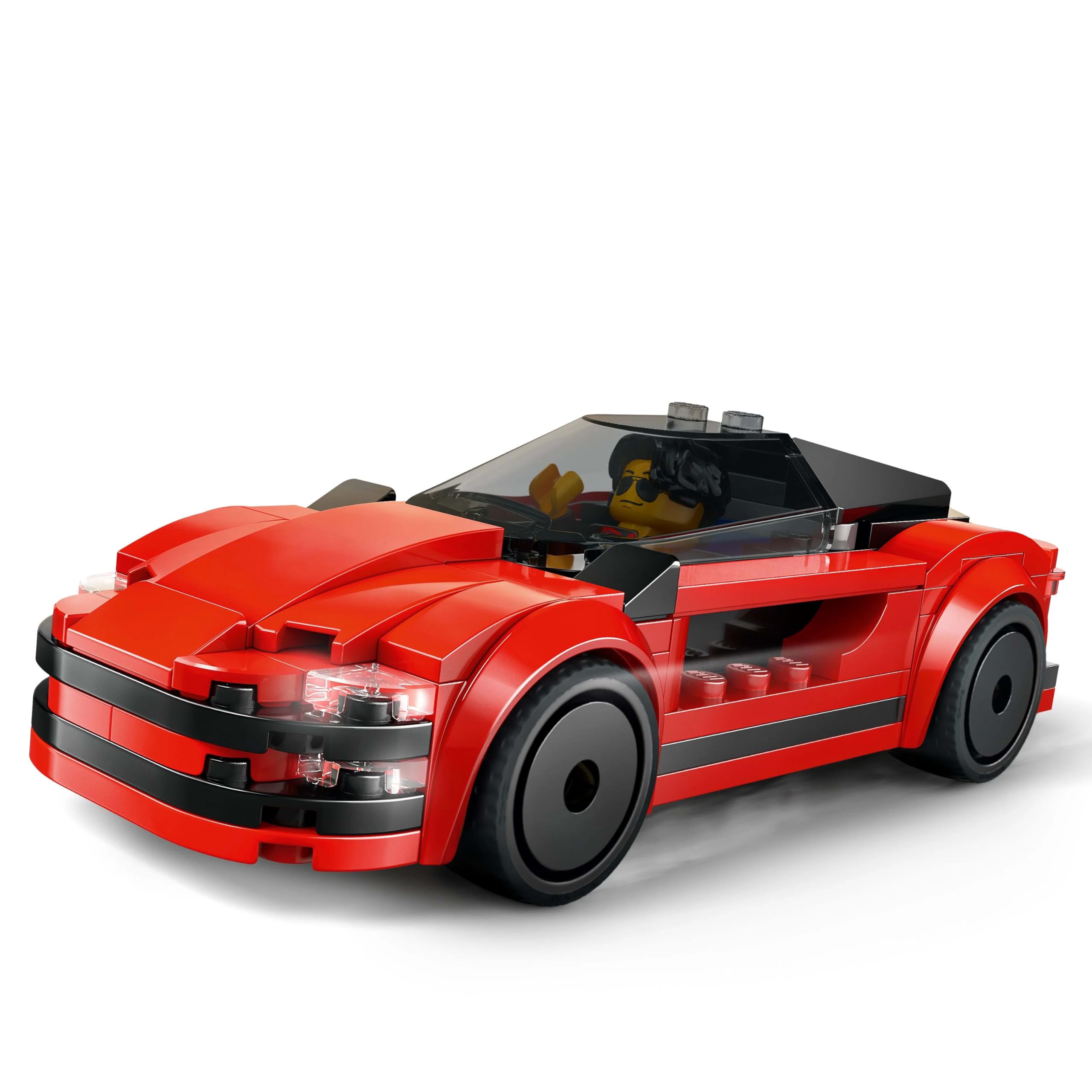 LEGO City Red Sports Car Toy - Buildable Vehicle Playset for 5+ Year Olds 6