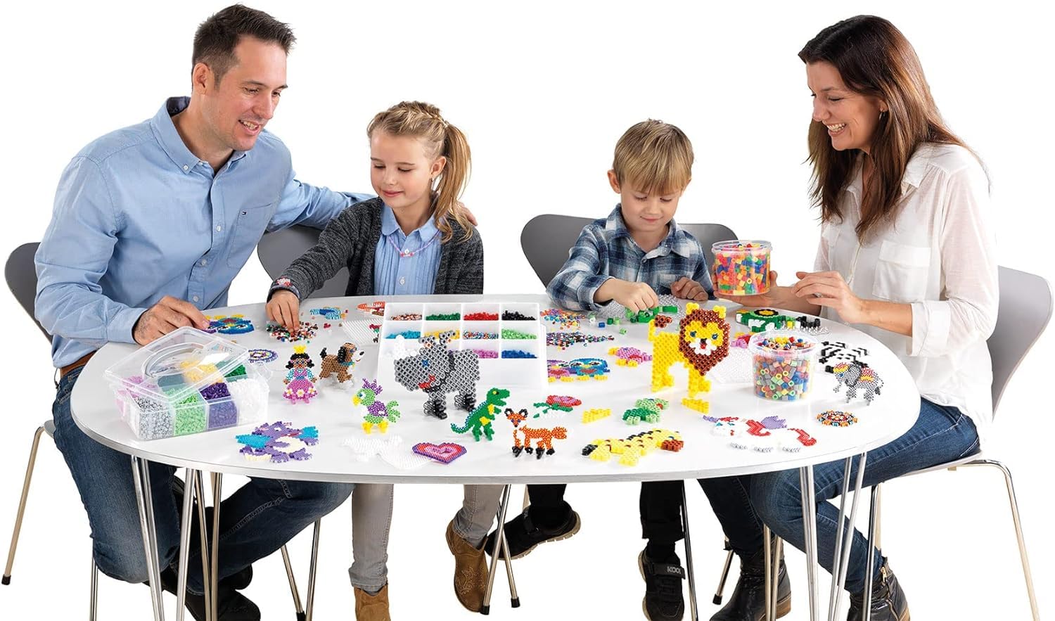 Hama Gift Box - 3D Safari | 2500 Fuse Beads & Large Square Pegboard 16