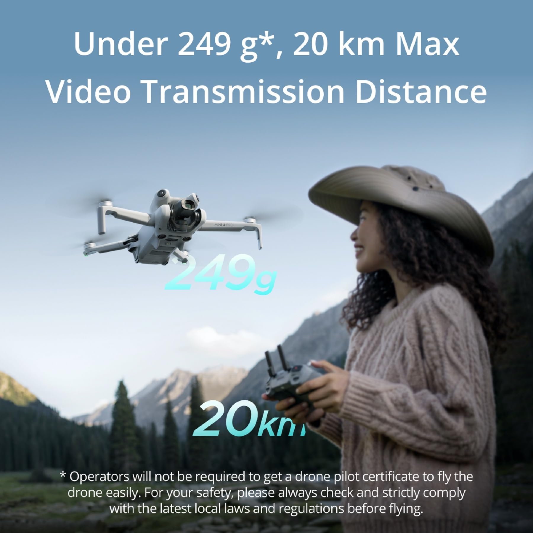 DJI Mini 4 Pro with DJI RC-N2 - 4K HDR Folding Drone with 34-Min Flight Time & Omnidirectional Obstacle Sensing 7